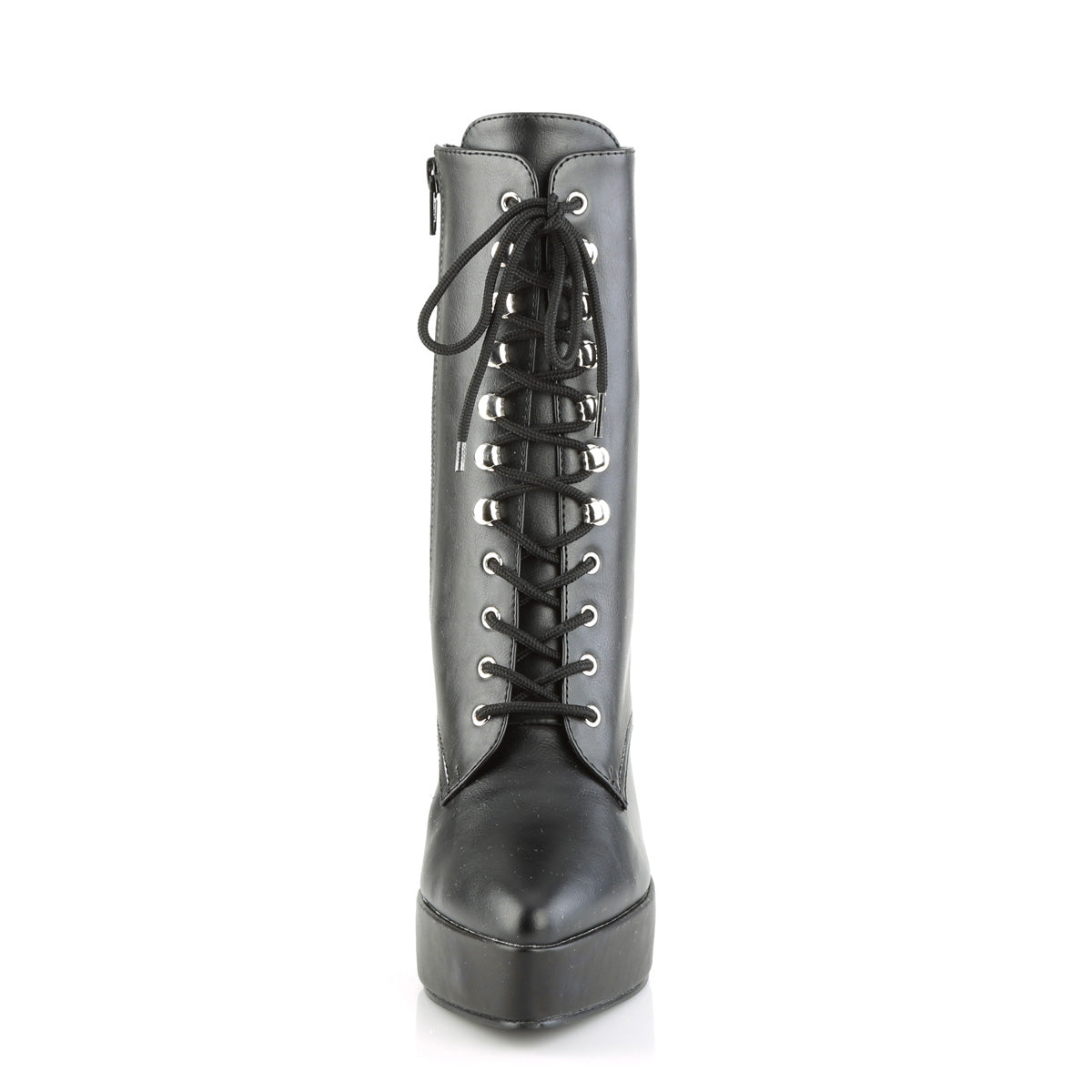 Devious Frauenpumpen INDULGE-1020 BLK Faux Leder