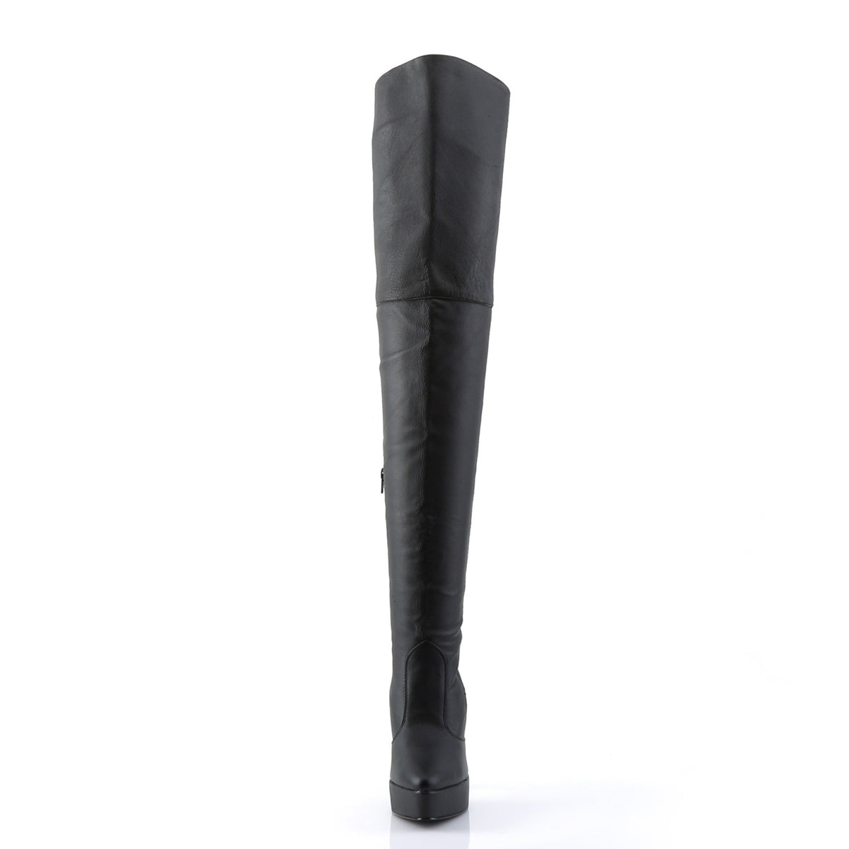 Devious Womens Pumps INDULGE-3011 Blk Leather (P)