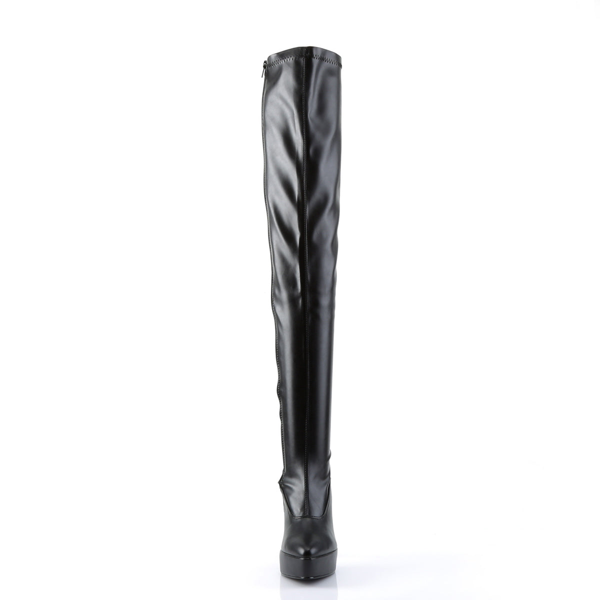 Devious Frauenpumpen INDULGE-3063 BLK STR PU