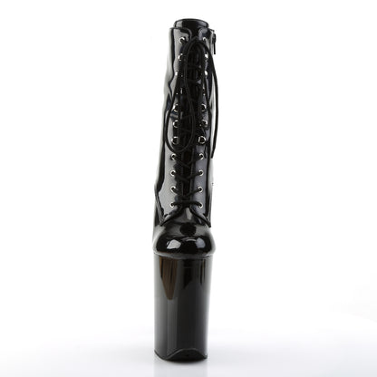 Pleaser Womens Ankle Boots INFINITY-1020 Blk/Blk