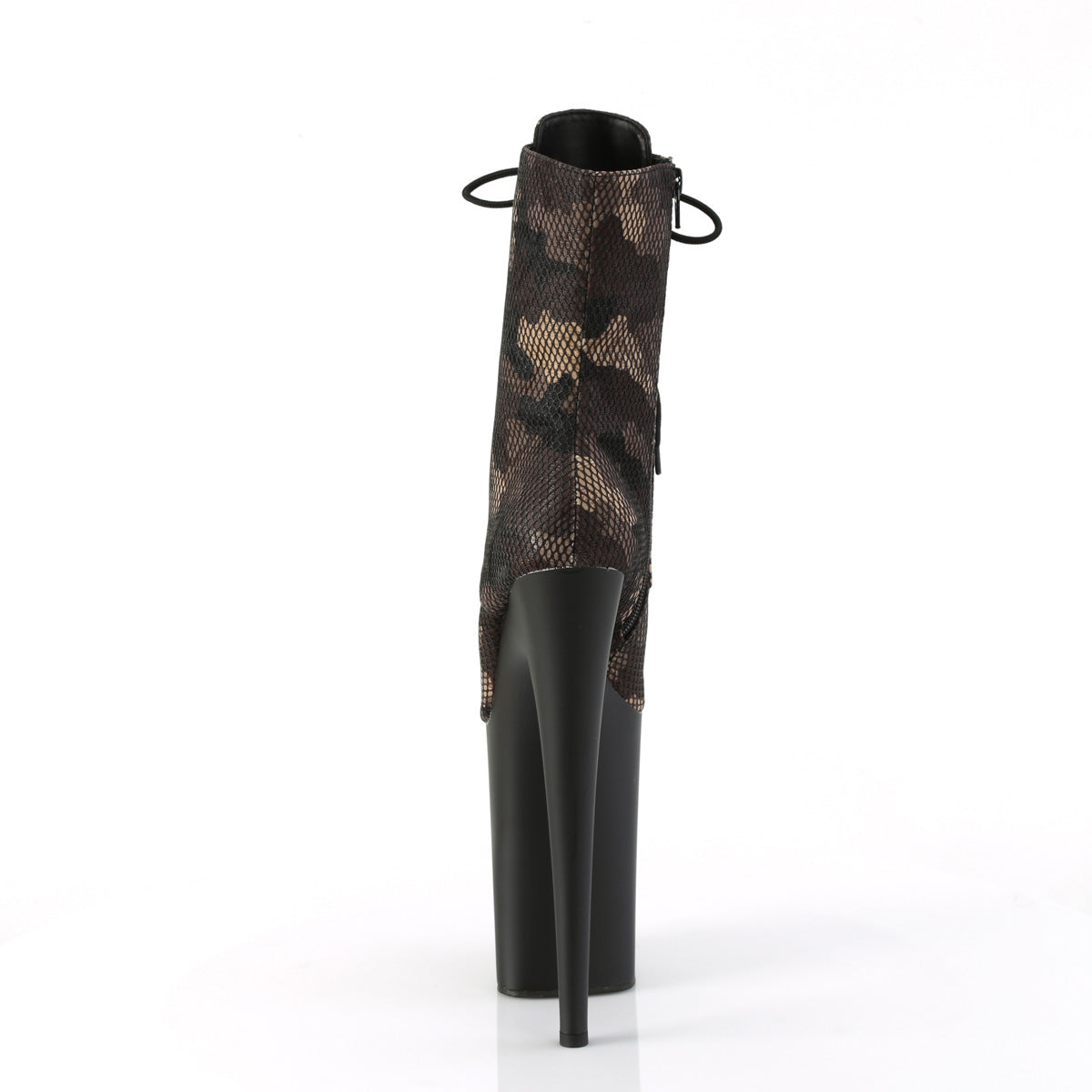 Pleaser  Stiefeletten INFINITY-1020 cm Green Camo-Mesh/Blk Matte