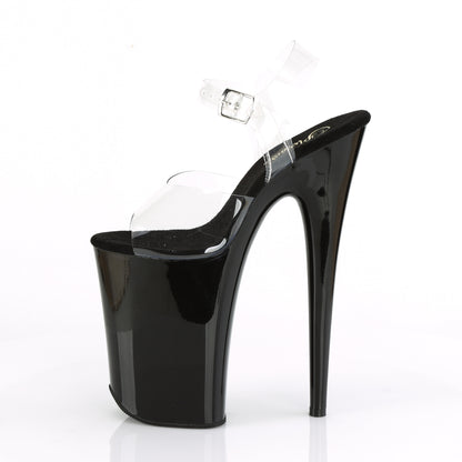 Pleaser Damen Sandalen INFINITY-908 CLR / BLK