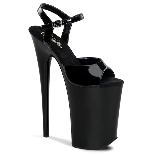 Pleaser Women's Platform Shoes INFINITY-909 Blk/Blk