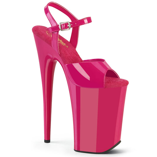 Pleaser  Sandalen INFINITY-909 H. Pink Pat/h. Rosa