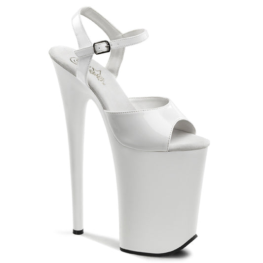 Pleaser Women's Platform Shoes INFINITY-909 Wht/Wht