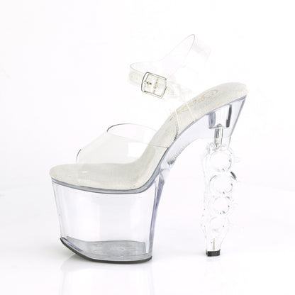 Pleaser Damen Sandalen IRONGRIP-708 CLR / CLR