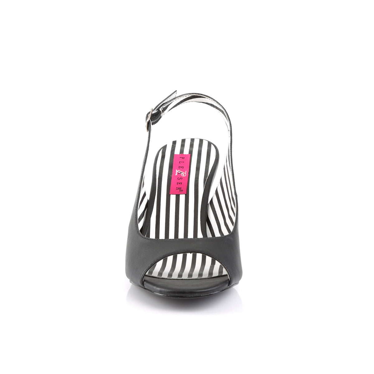 Pleaser Pink Label Frauenpumpen JENNA-02 BLK Faux Leder