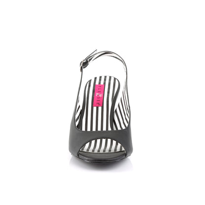 Pleaser Pink Label Frauenpumpen JENNA-02 BLK Faux Leder