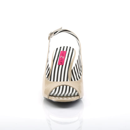 Pleaser Pink Label Frauenpumpen JENNA-02 Cream Pat.