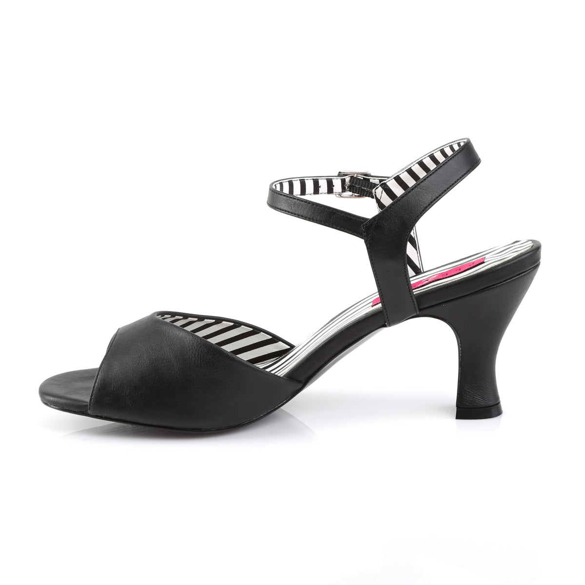 Pleaser Pink Label Frauenpumpen JENNA-09 BLK FAUX Leder