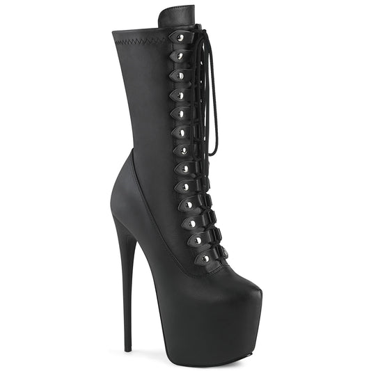 Pleaser Women's Platform Shoes JUBILANT-1048 Blk Str. Faux Leather