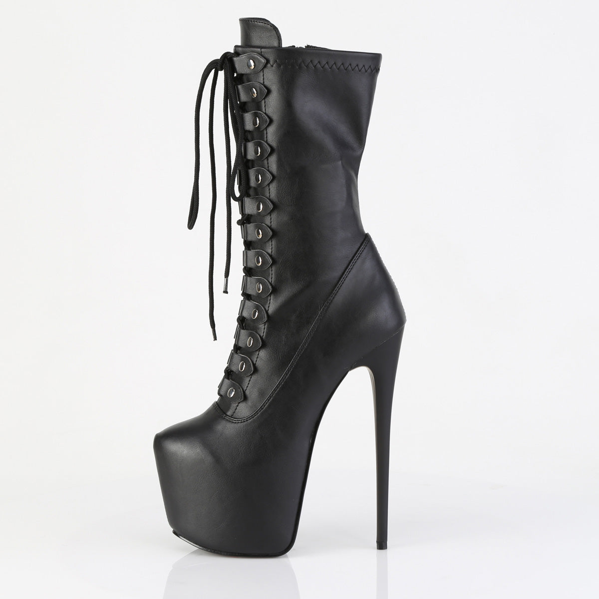 Pleaser Women's Platform Shoes JUBILANT-1048 Blk Str. Faux Leather