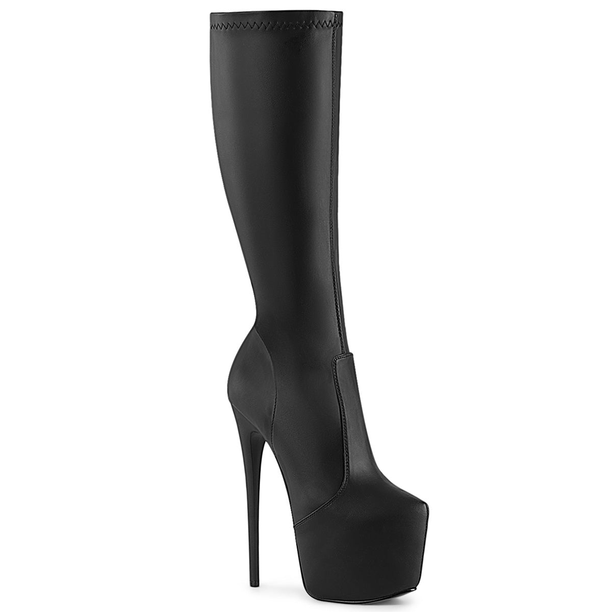 Pleaser Women's Platform Shoes JUBILANT-2000 Blk Str. Faux Leather