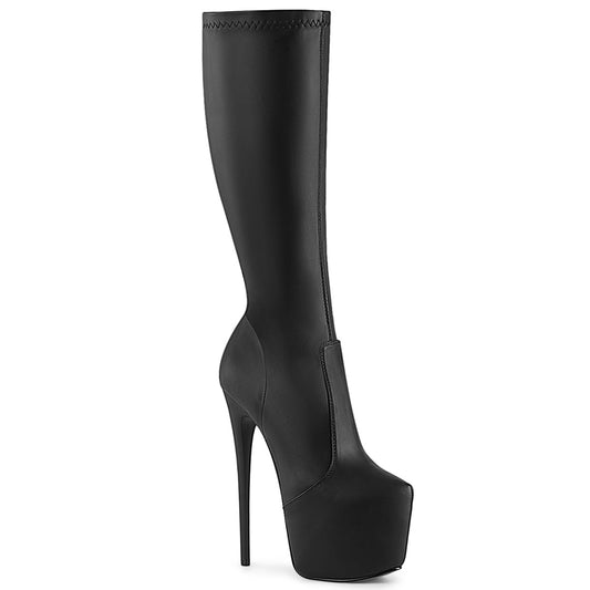 Pleaser Women's Platform Shoes JUBILANT-2000 Blk Str. Faux Leather