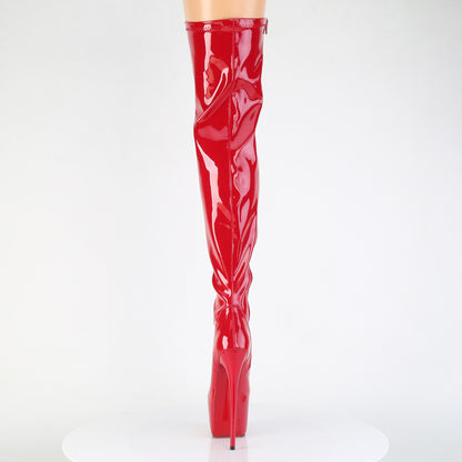 Pleaser Women's Platform Shoes JUBILANT-3000 Red Str. Pat