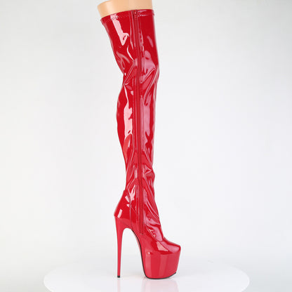 Pleaser Women's Platform Shoes JUBILANT-3000 Red Str. Pat