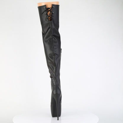 Pleaser Women's Platform Shoes JUBILANT-3007 Blk Str. Faux Leather