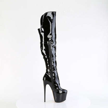 Pleaser Women's Platform Shoes JUBILANT-3018 Blk Str. Pat