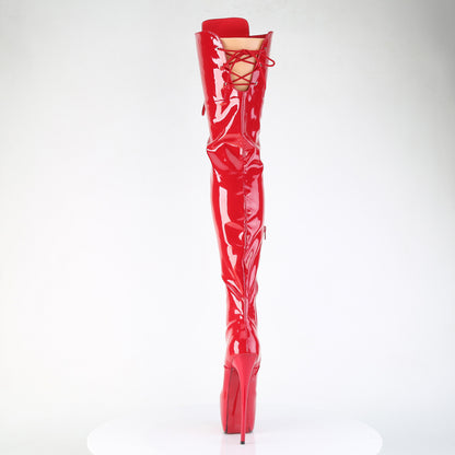 Pleaser Women's Platform Shoes JUBILANT-4012 Red Str. Pat