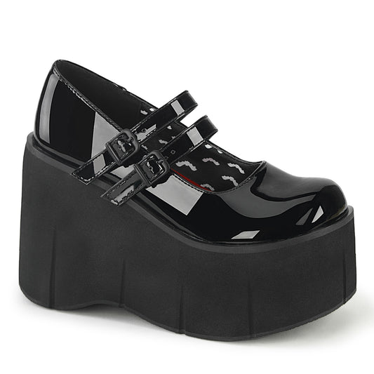 DemoniaCult Womens Pumps KERA-08 Blk Pat