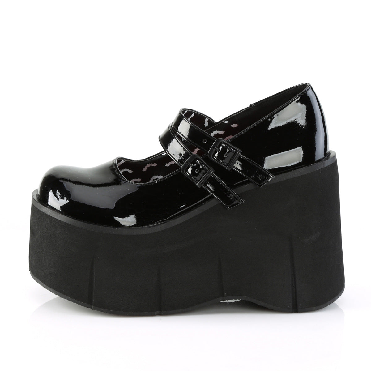 DemoniaCult Frauenpumpen KERA-08 BLK Pat
