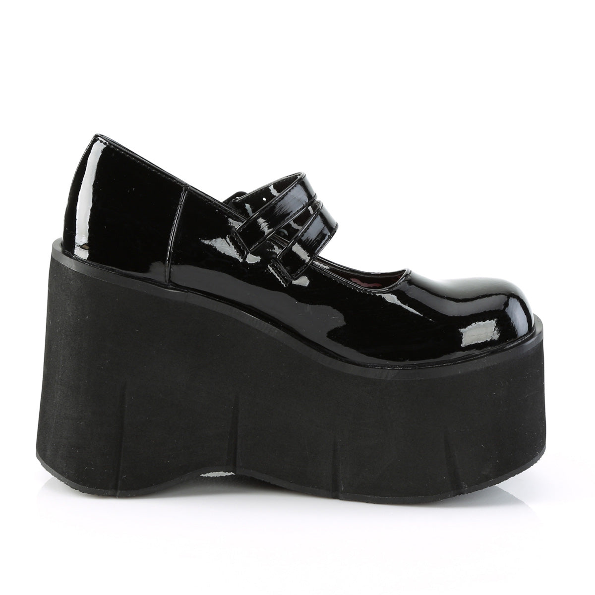 DemoniaCult Frauenpumpen KERA-08 BLK Pat