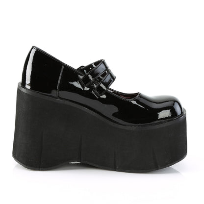 DemoniaCult Frauenpumpen KERA-08 BLK Pat