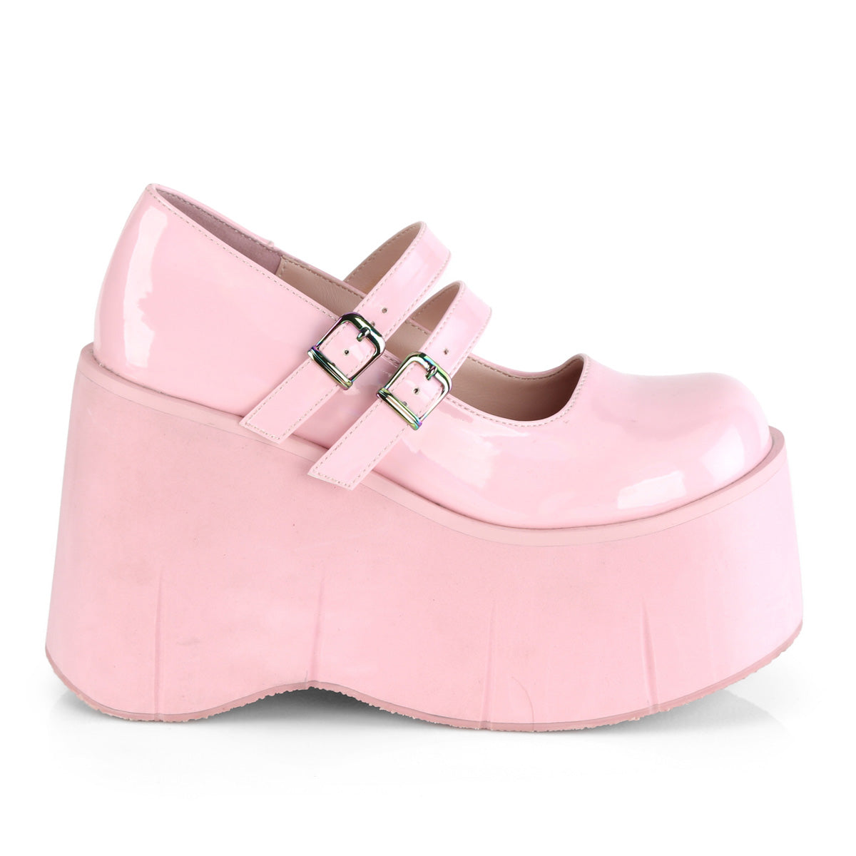 DemoniaCult  Pumps KERA-08 B. Pink Hologramm