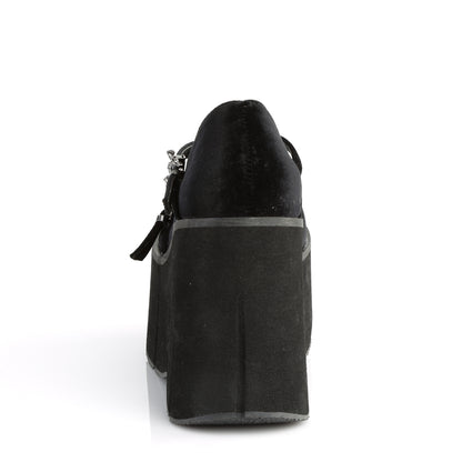 DemoniaCult Frauenpumpen KERA-10 BLK Velvet