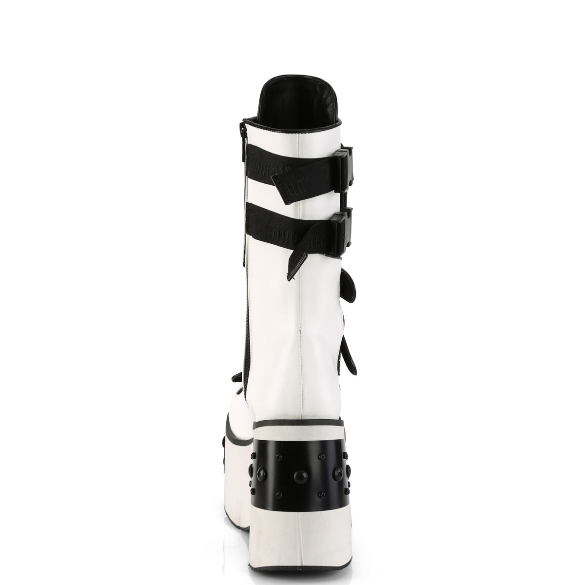 DemoniaCult  Stiefel KERA-108 WHT veganes Leder