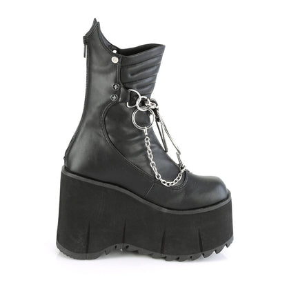 DemoniaCult  Stiefeletten KERA-130 BLK Vegan Leder