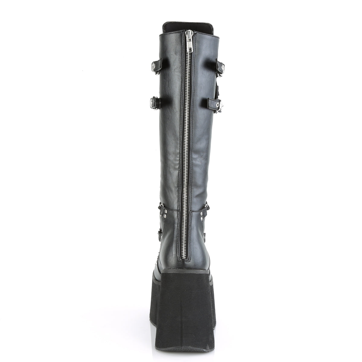 DemoniaCult Frauenstiefel KERA-200 BLK Vegan Leder