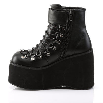 DemoniaCult Damenknöchelstiefel KERA-21 BLK Vegan Leder