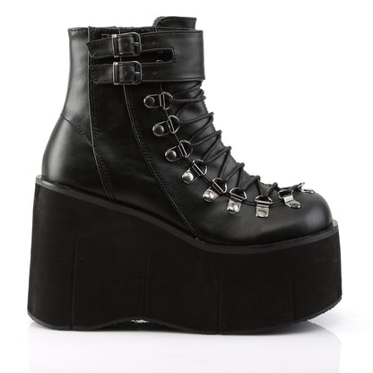 DemoniaCult Damenknöchelstiefel KERA-21 BLK Vegan Leder