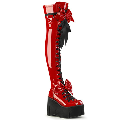 DemoniaCult  Stiefel KERA-303 Red Pat