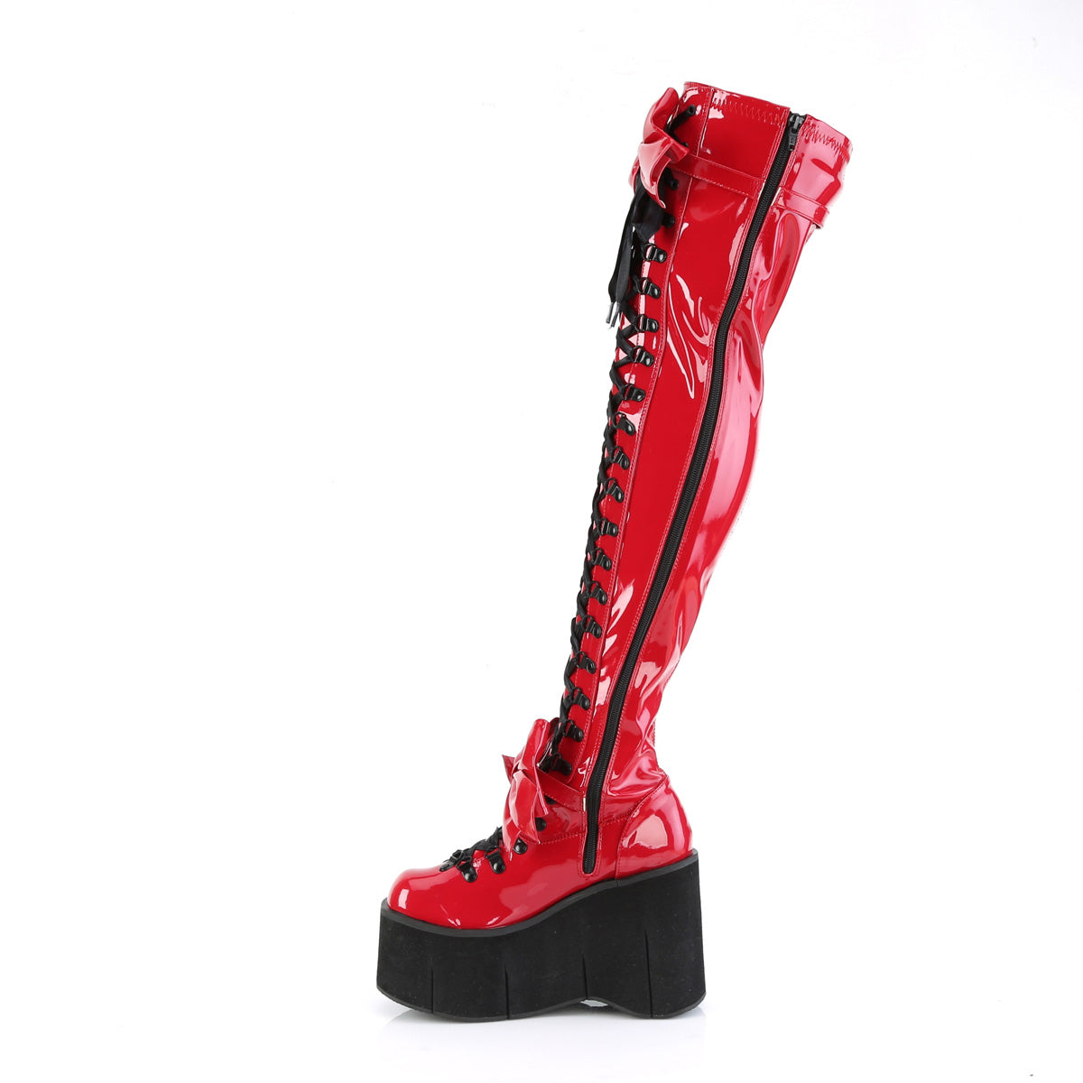 DemoniaCult  Stiefel KERA-303 Red Pat