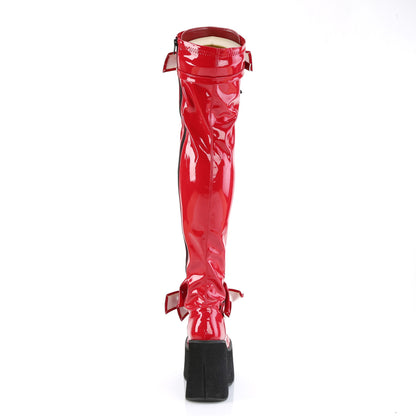 DemoniaCult  Stiefel KERA-303 Red Pat