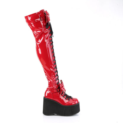 DemoniaCult  Stiefel KERA-303 Red Pat