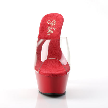 Pleaser Damen Sandalen KISS-201 CLR / rot