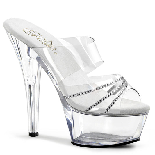 Pleaser Damen  KISS-202r CLR/CLR