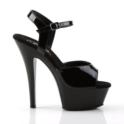Pleaser Women's Platform Shoes KISS-209 Blk Pat/Blk