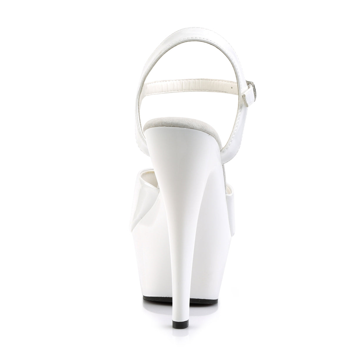 Pleaser Womens Sandals KISS-209 Wht Pat/Wht