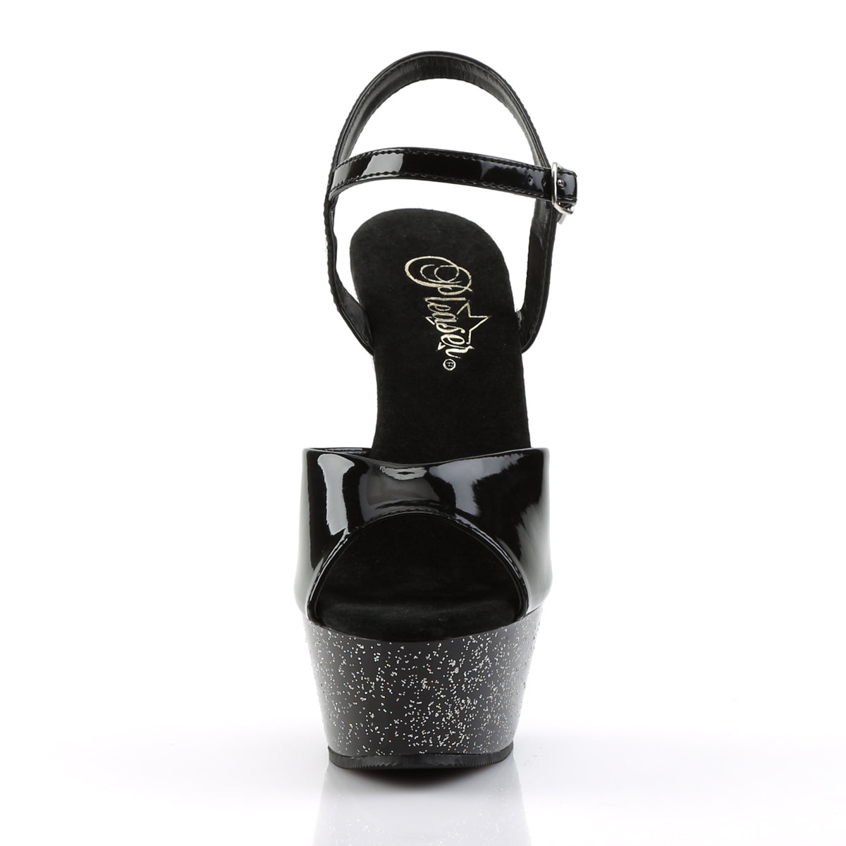 Pleaser Damen Sandalen KISS-209MG BLK / BLK