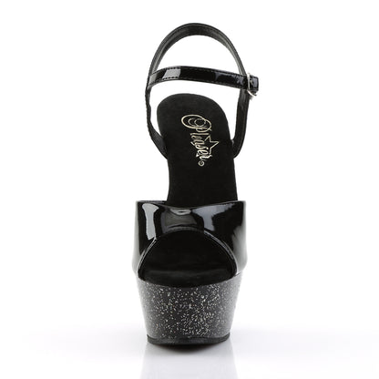 Pleaser Damen Sandalen KISS-209MG BLK / BLK
