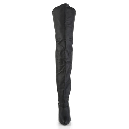 Pleaser Womens Boots. LEGEND-8868 BLK-Leder (P)