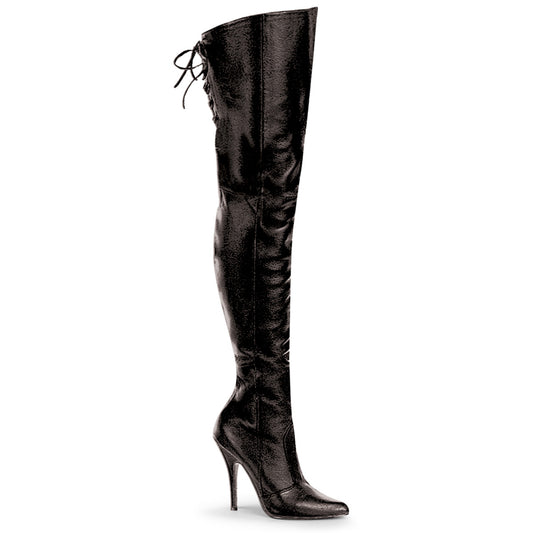 Pleaser Womens Boots. LEGEND-8899 BLK-Leder (P)