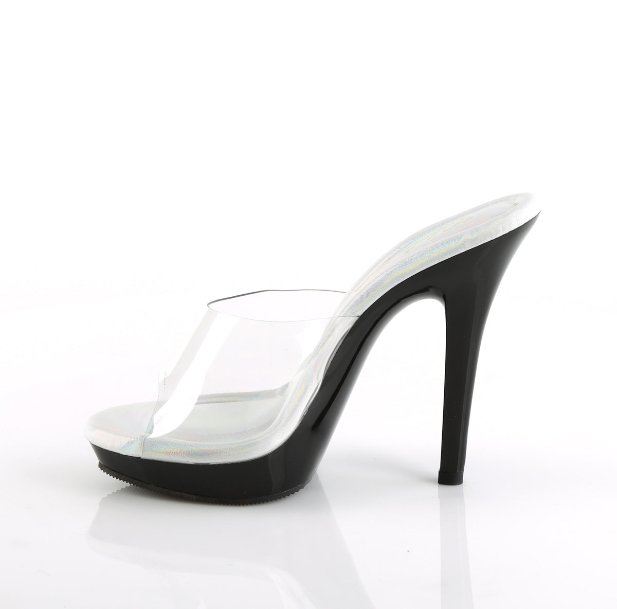 Fabulicious Damen Sandalen LIP-101 CLR-SLV / BLK