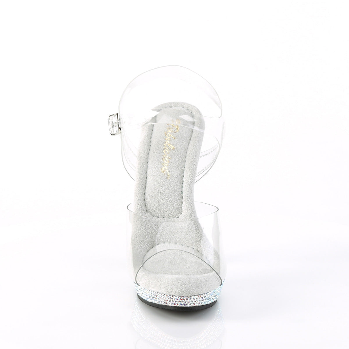 Fabulicious Womens Sandals LIP-108DM Clr/Slv Multi RS