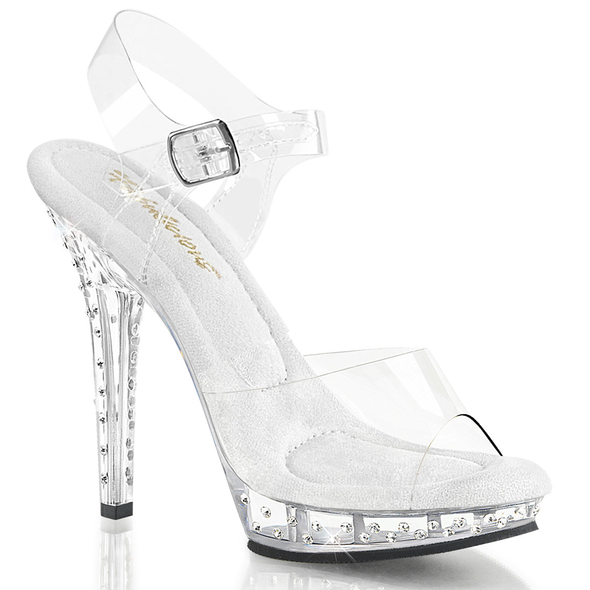 Fabulicious Womens Sandals LIP-108SDT Clr/Clr