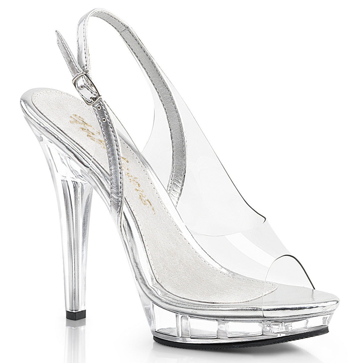 Fabulicious Damen Sandalen LIP-150 CLR-SLV / CLR